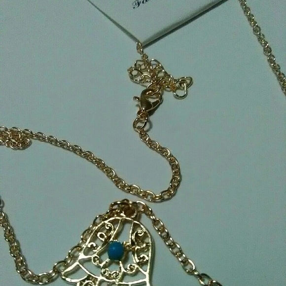 2 Brilliant Lady Hand Hamsa Gold Plated Necklaces - Picture 4 of 4